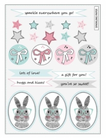 images/productimages/small/Stickervel Sparkeling Paper Mister Rabbit stickers.jpg